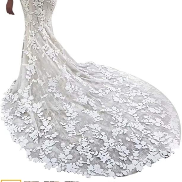 NWT VINTAGE WEDDING GOWN - Picture 3 of 12